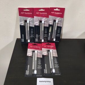 Tombow Mono Zero Eraser And Refill Value Pack, Round 2.3Mmm. x5